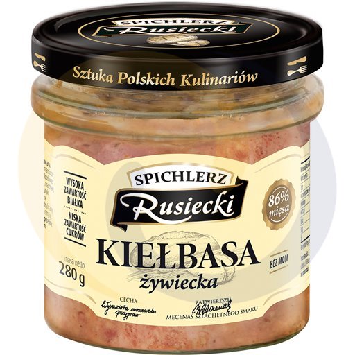 Спичлерз Русецкий Живецкая Сырая Свиная Колбаса 280 г