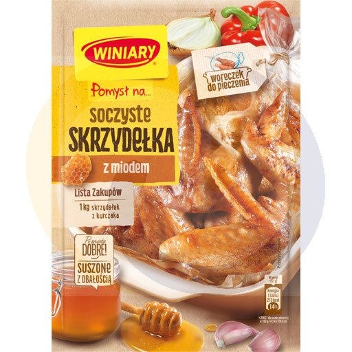 Winiary Pomysł op... Sappige Kippenvleugels met Honing 28 g