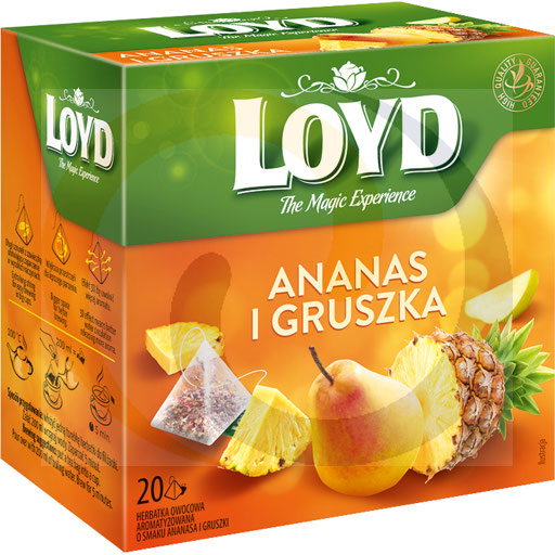 Loyd vruchtenthee ananas en peer 40g
