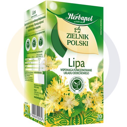 Травяной чай "Липа" Herbapol Zielnik Polski 30 г (20 x 1.5 г
