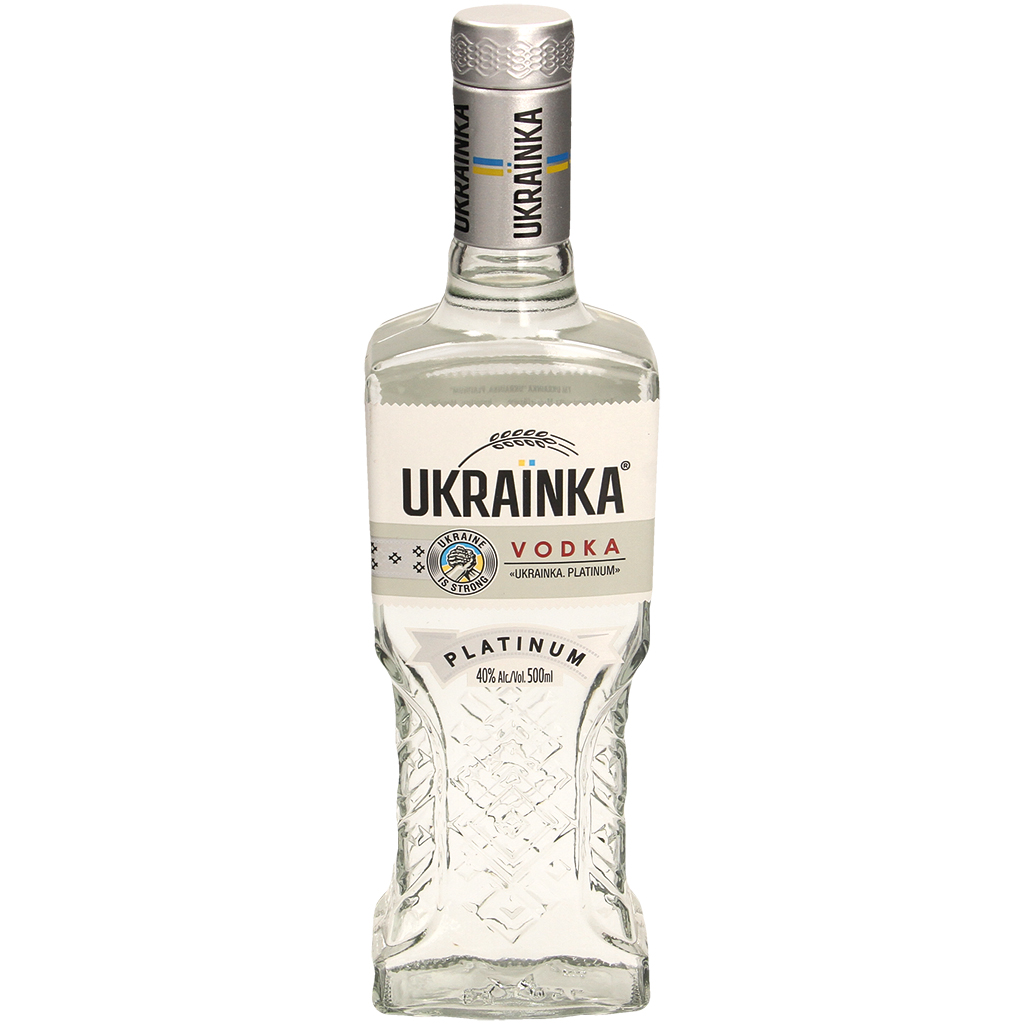 Ароматизированная водка "Украинка". Платина", 40% алк.
