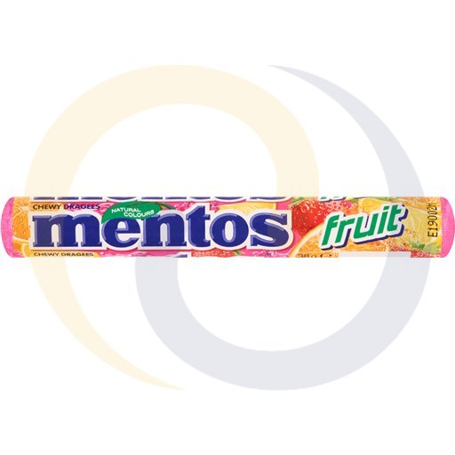 Mentos Fruit kauwsnoepjes met fruitsmaak 38g