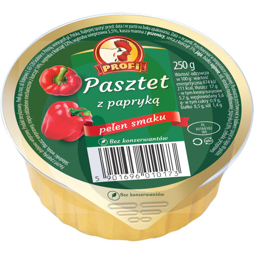 Profi kippenpaté met paprika 250g