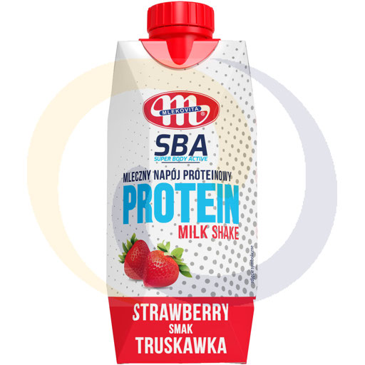 Mlekovita Super Body Active proteïnedrank aardbei 350g