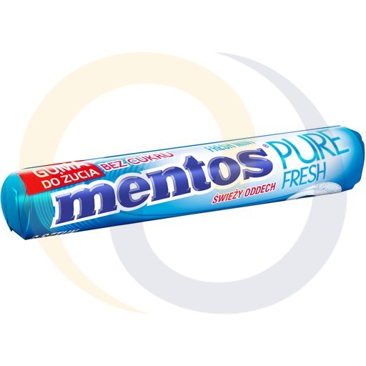 Mentos Pure Fresh Verse Munt Suikervrije Kauwgom 15,5 g (8 S