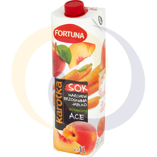 Fortuna Karotka sap wortel perzik en appel 1l