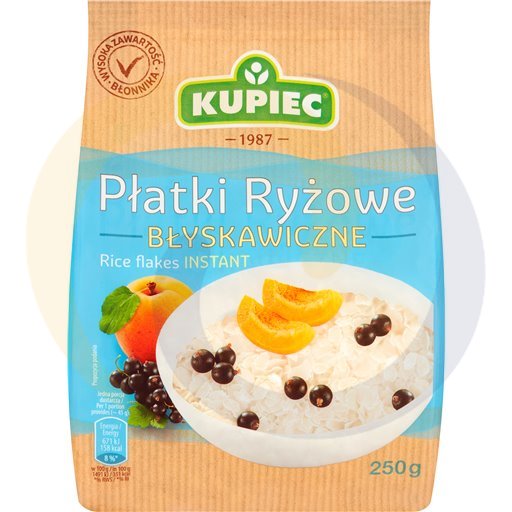 Rijstvlokken instant 250g Kupiec