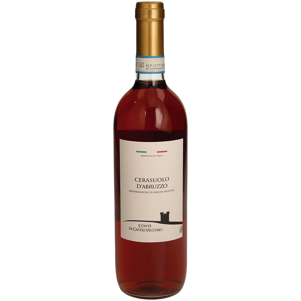 Rosé wijn uit Italië, g.U. Cerasuolo d'Abruzzo.
