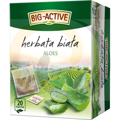 Большой Активный Белый Чай с Алое Вера 30 г (20 x 1,5 г)