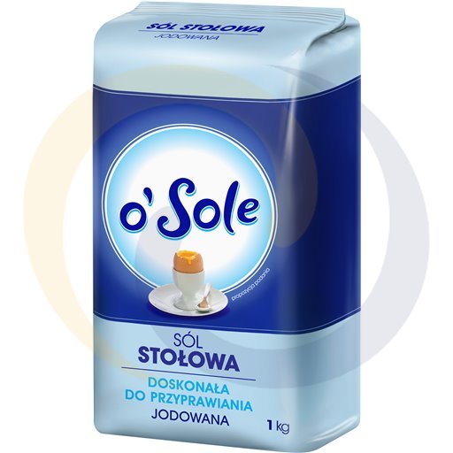 o`Sole Йодированная поваренная соль 1 кг