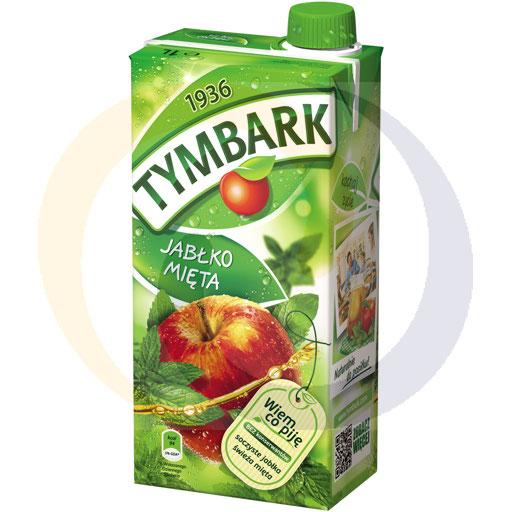 Напиток яблочно-мятный в упаковке 1,0 л Tymbark