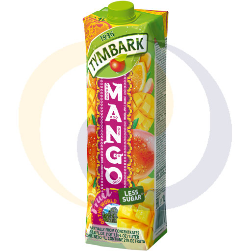 Tymbark Owoce Świata mangodrank 1l