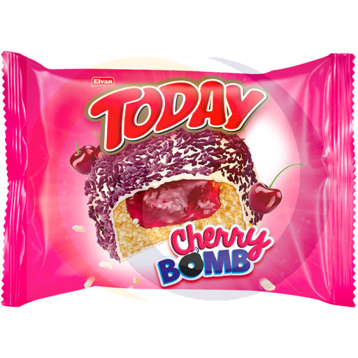 Elvan Cherry Bomb koekje met kersenvulling 50g