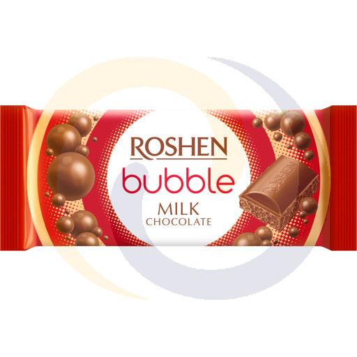 Roshen melkchocolade met bubbels 80g