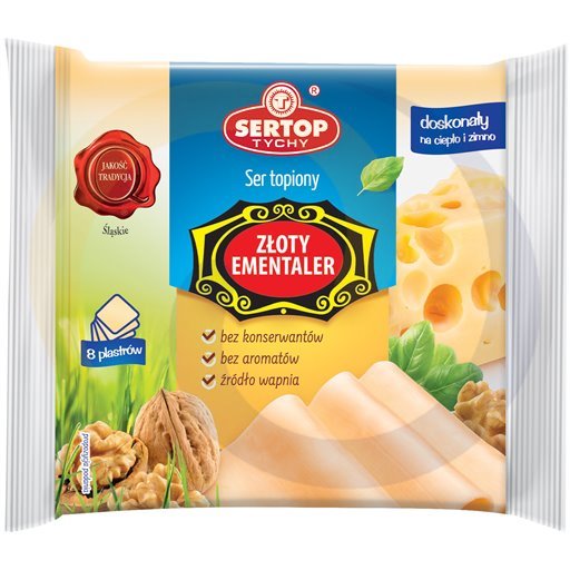 Sertop Tychy Gold Emmentaler Bewerkte Kaas in Plakken 130 g 
