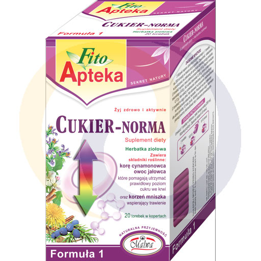 Malwa Fito Apteka kruidenthee suiker-normaal 40g