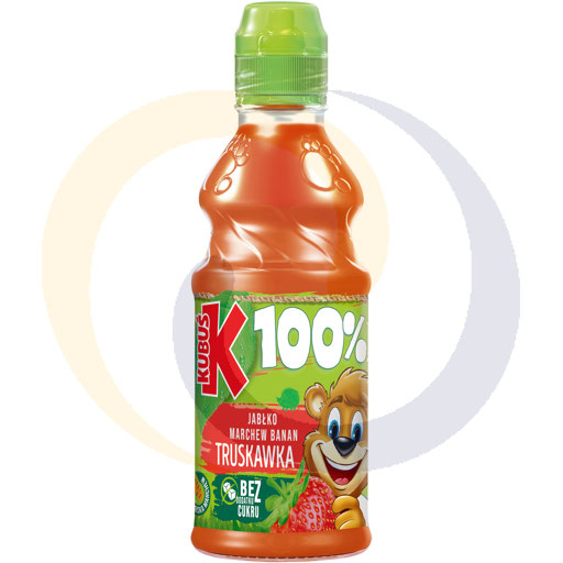 Kubuś 100% sap appel-aardbei-banaan-maracuja 0,3l