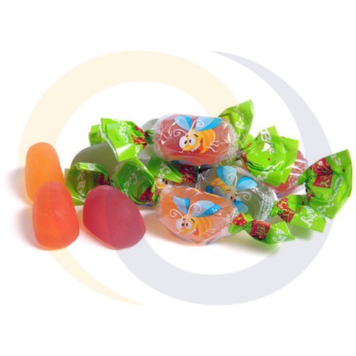 Crazy bee fruitige gelatine 1kg / 9stuks Roshen