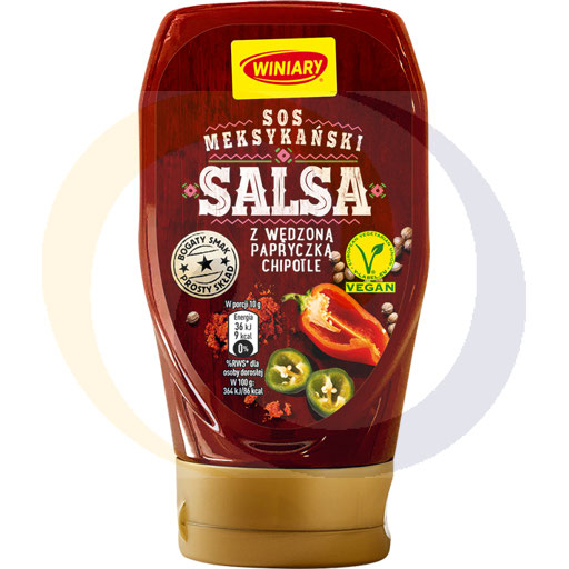 Winiary Mexicaanse salsasaus met gerookte chipotlepeper 336g