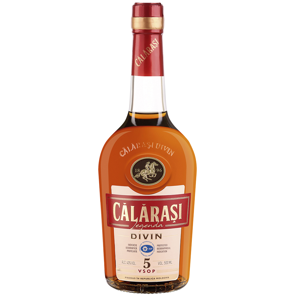 "CALARASI" Legenda Wijnbrand (Brandy) 5 jaar gerijpt, 40% vol.