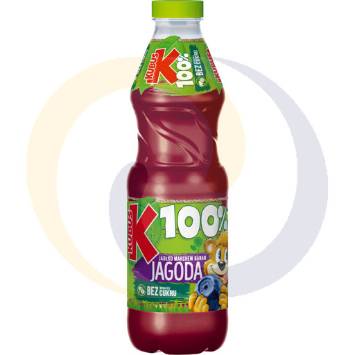 Kubuś 100% sap appel-maracuja-banaan-aardbei 0,85l