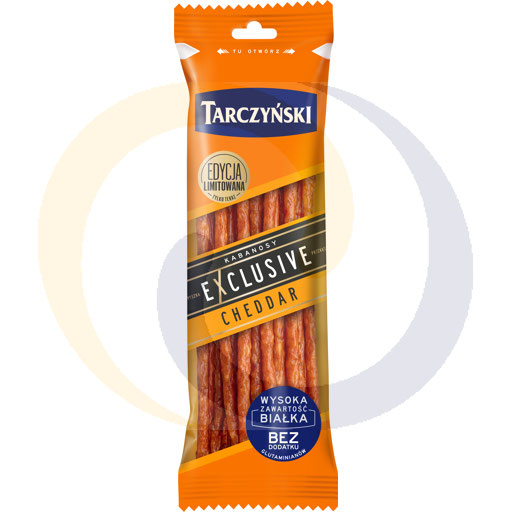 Tarczyński Cheddar Smaak Exclusieve Dunne Gerookte Worstjes 90 g