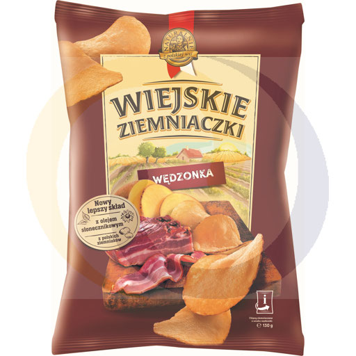 Lorenz boerenchips gerookte speksmaak 130g