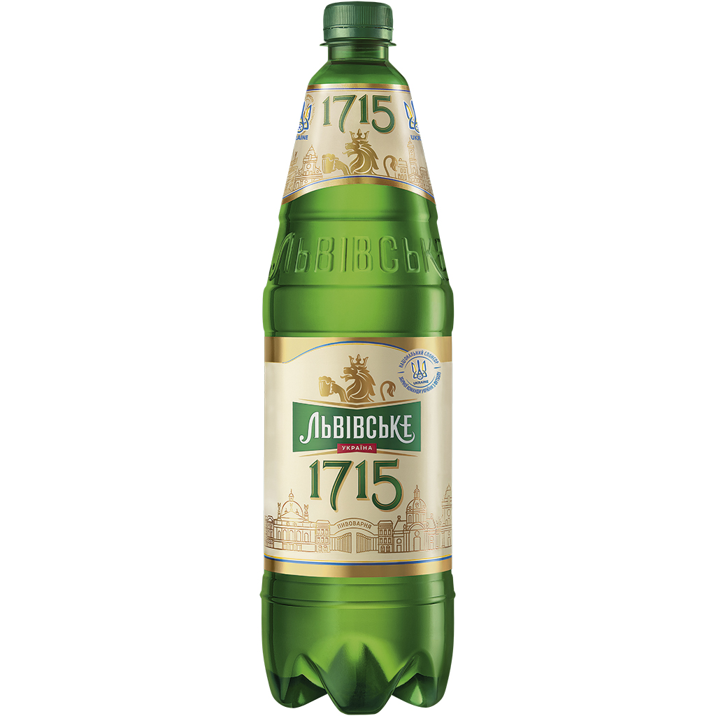 Oekraïens Bier "LVIV 1715" licht, gepasteuriseerd