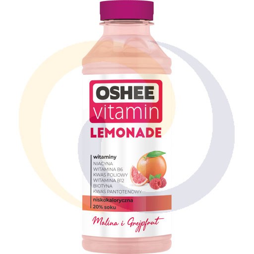 Oshee Vitamin limonade framboos & grapefruit 0,55l