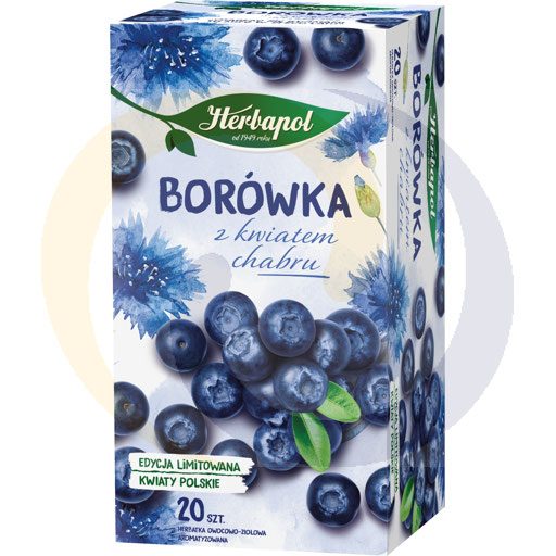 Herbapol thee met bosbessen en korenbloem 20g