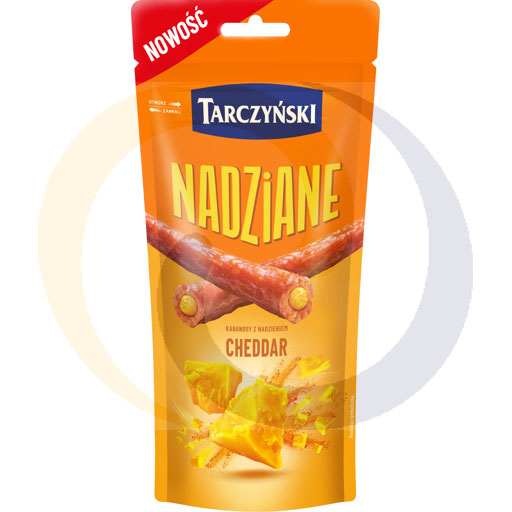 Kabanosworstjes gevuld met cheddar 95g/10stuks Tarczyński