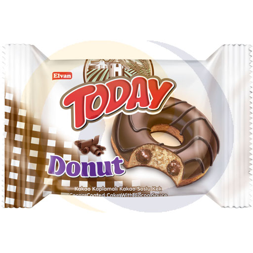 Elvan donut met chocoladevulling 50g