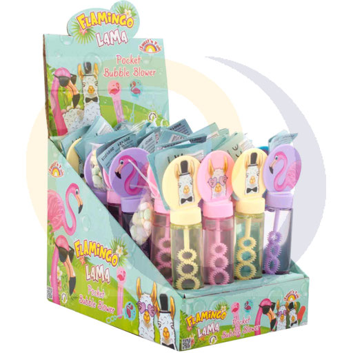 Maxco zeepbellen Flamingo small met snoepje 5,0g