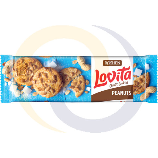 Roshen Lovita klassieke koekjes met pinda’s 150g