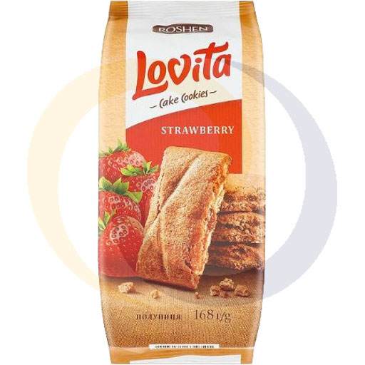 Roshen Lovita koekjes met aardbei 168g