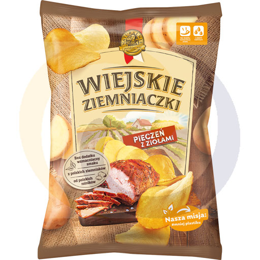 Lorenz boerderijchips aardappelbraadstuk met kruiden 130g