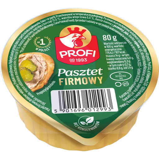 Profi paté gevogelte en varkensvlees 80g