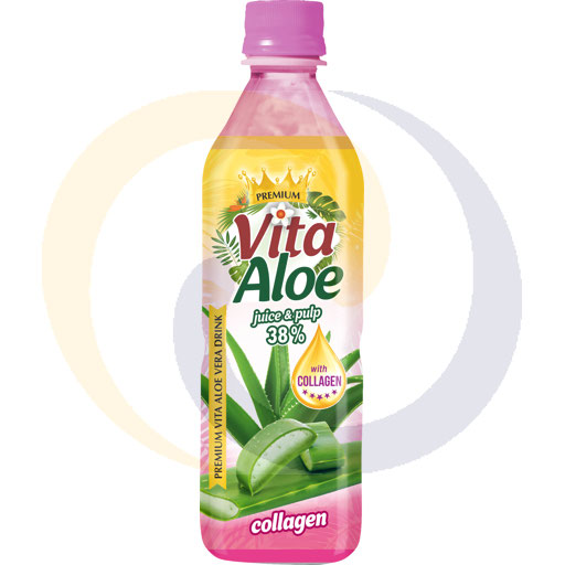 Aloë drank 38% Collageen Vita Aloë 0,5l/12st Allcor