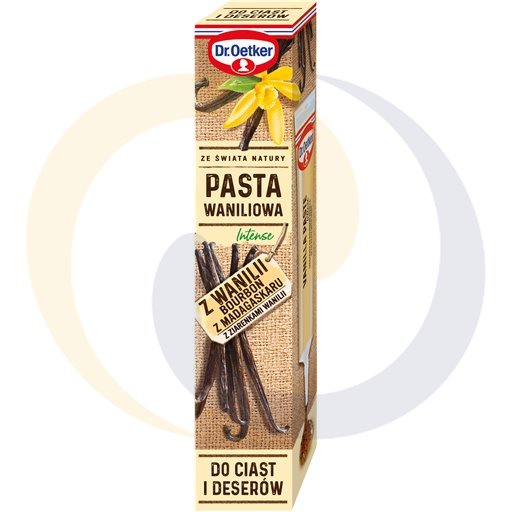 dr. oetker ze świata natury vanillepasta 19 g