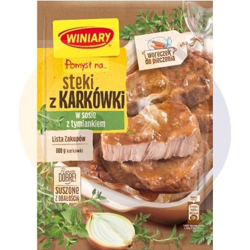 idee voor neksteaks in saus.met deze 40g winiary