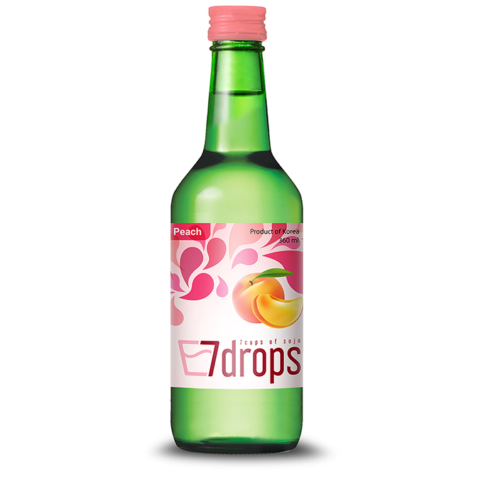 7 DROPS Soju perzik 12% 20x360ml