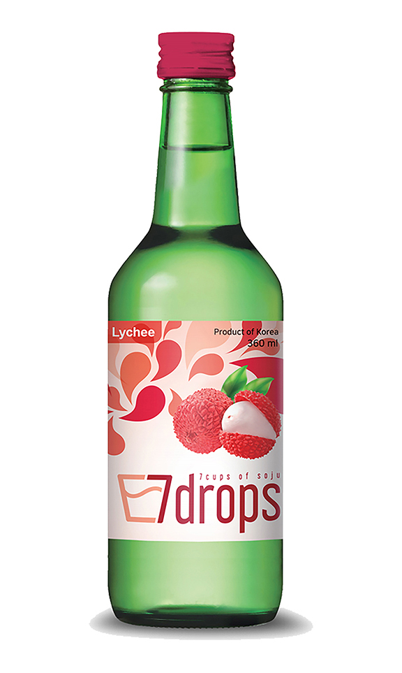 7 DROPS Soju lychee 12% 20x360ml