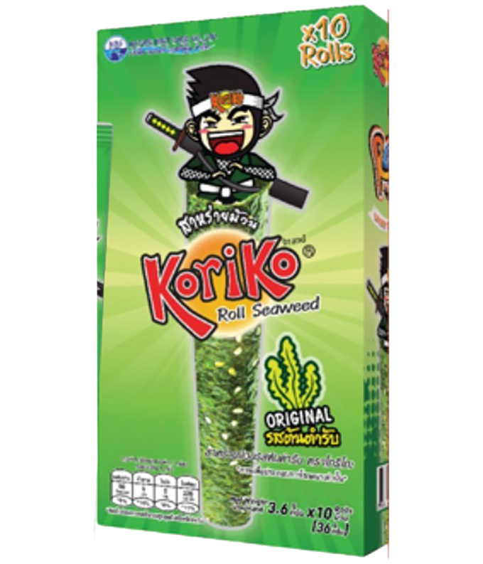 KORIKO Knapperige Zeewierrol 3,6g