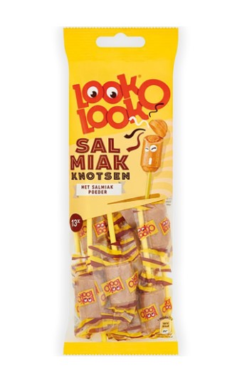 LOOK-O-LOOK Salmiakknotsen 7x136g