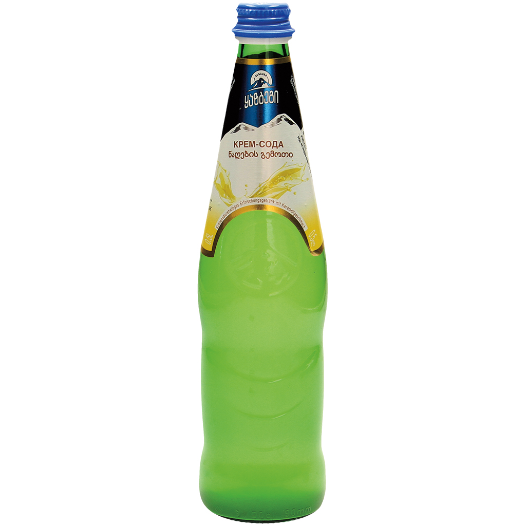 Газированный напиток со вкусом сливок