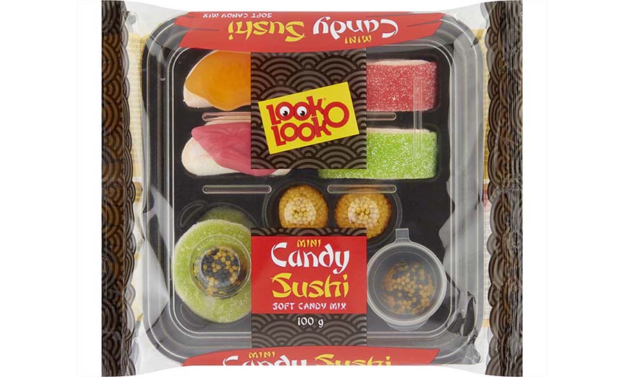 LOOK-O-LOOK Mini Sushi Snoep 7x100g