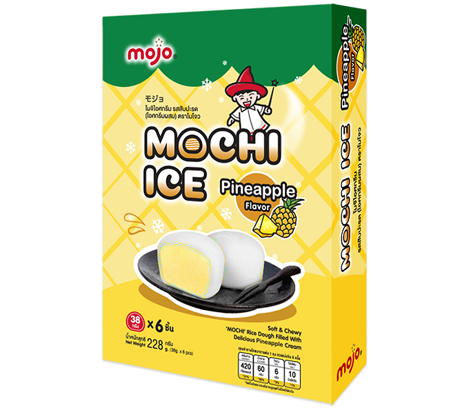 MOJO Ijsjes mochi ananas 12x6x38g