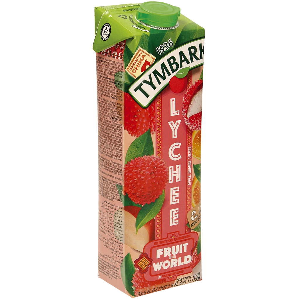 Tymbark lychee appel en appelsien
