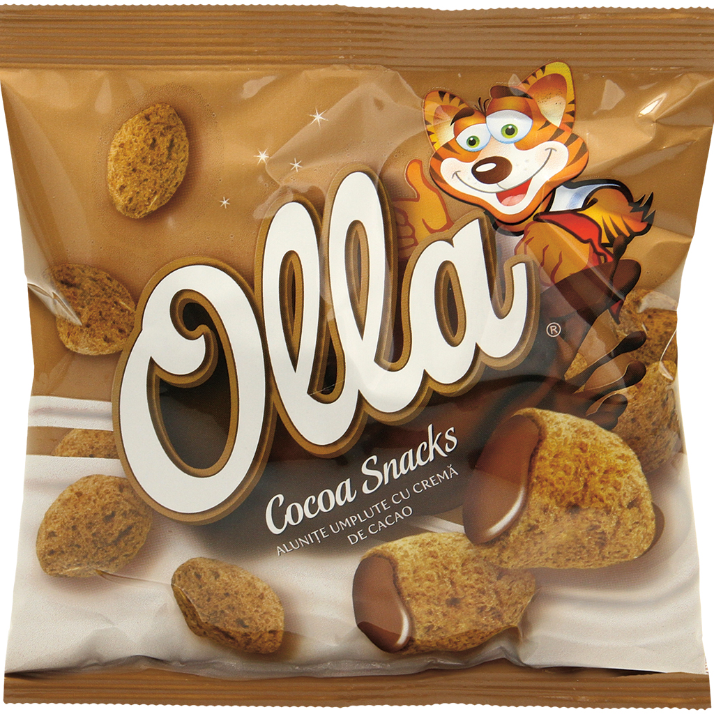 Olla Snacks cacaokussentjes met cacaocrème