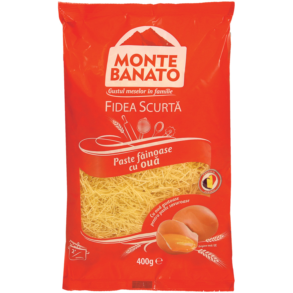 "Monte Banato" Eierpasta, kort